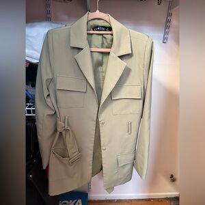 Lioness Olive blazer dress